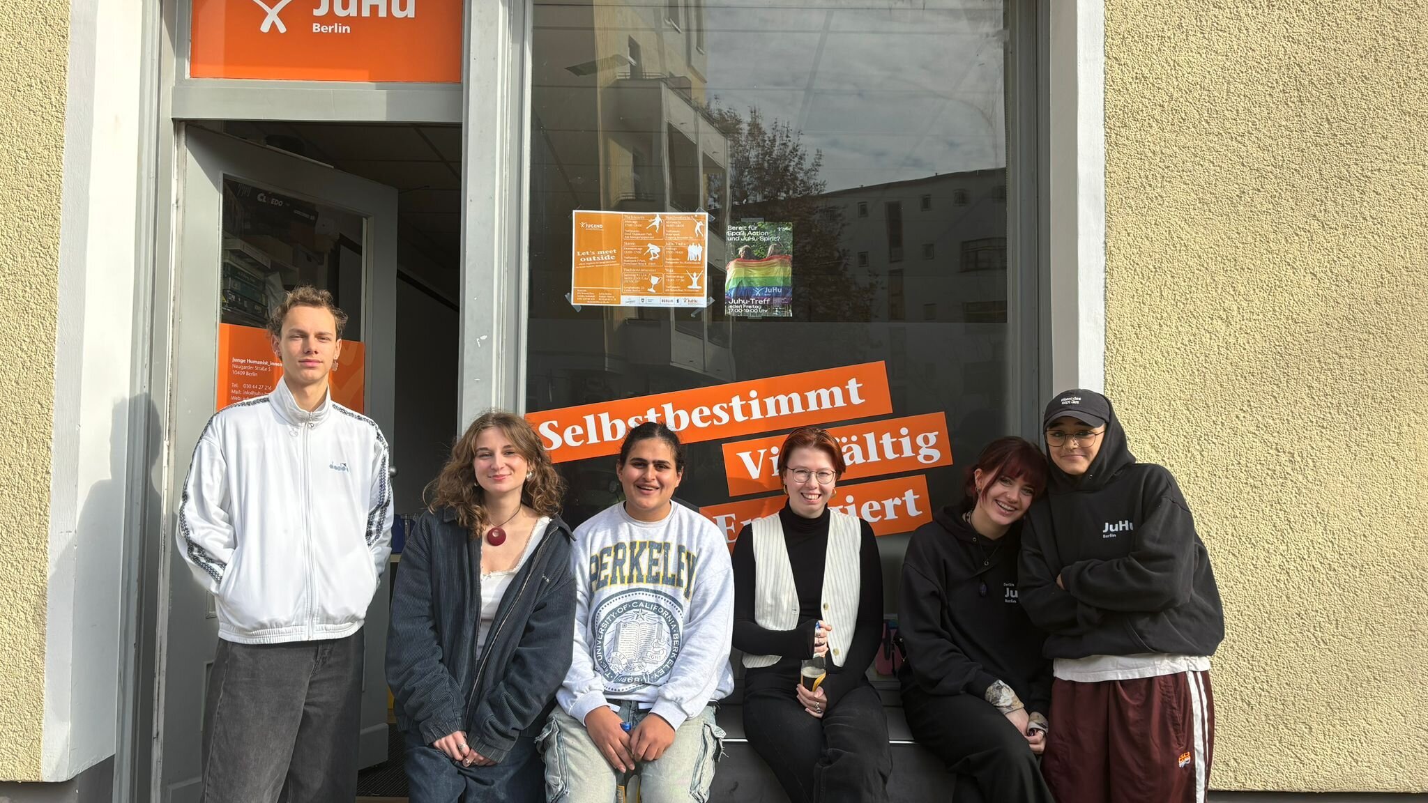 Foto mit jungen Menschen