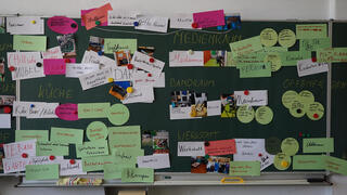 Wir bauen uns n Haus, Planungsbeteiligung Jugendfreizeiteinrichtung Marzahn, Tafel