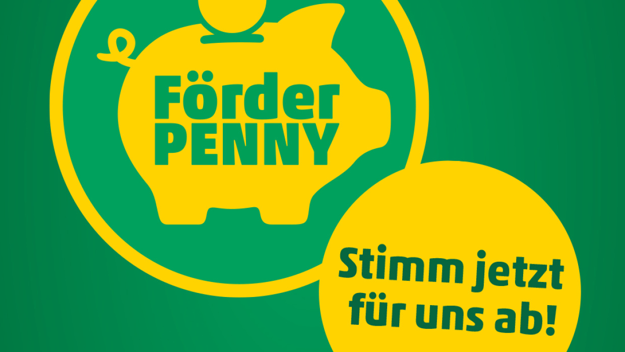 Logo Förderpenny mit Sparschwein