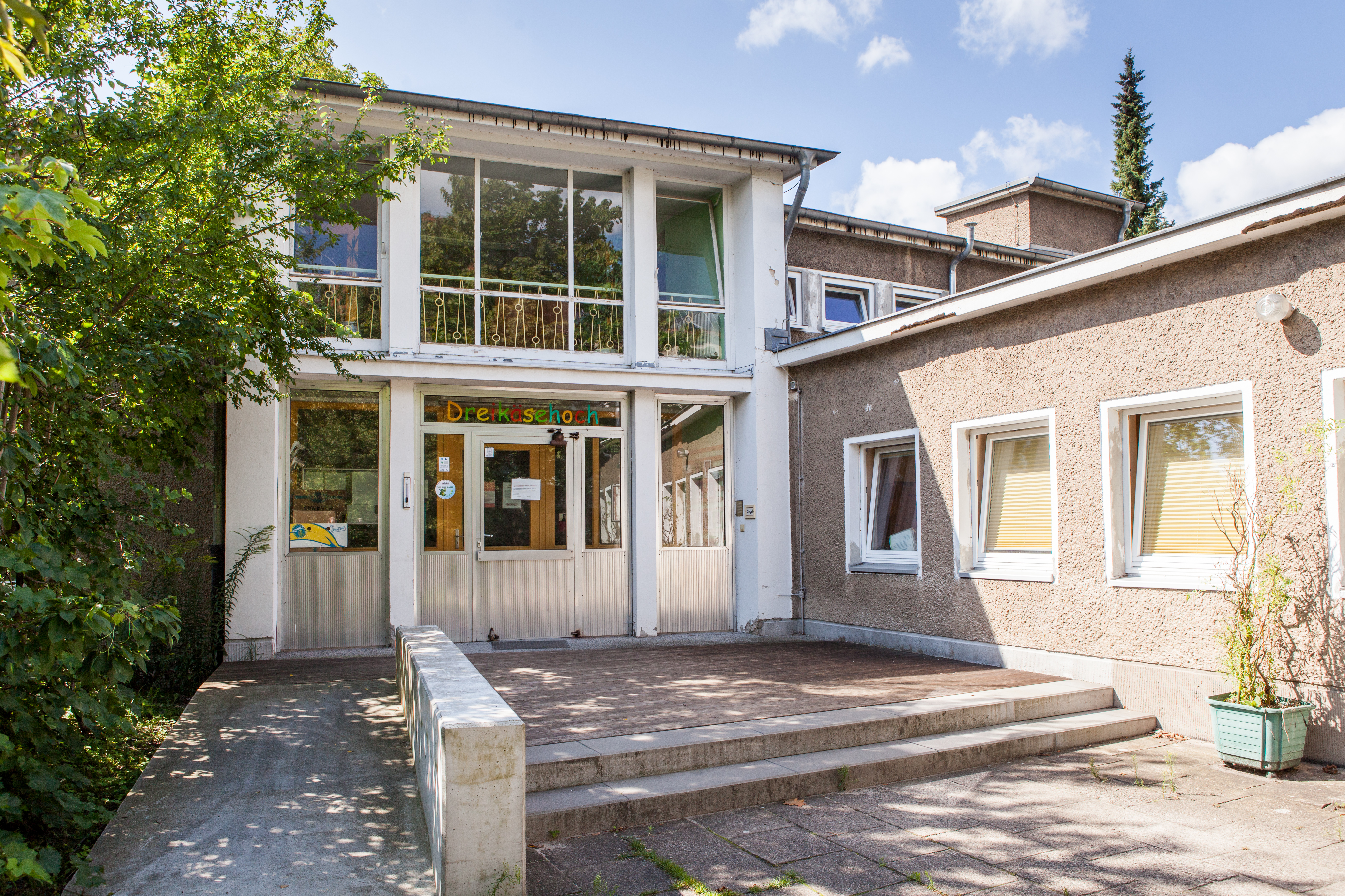 Foto Außenansicht Kita Johanna Tech Straße