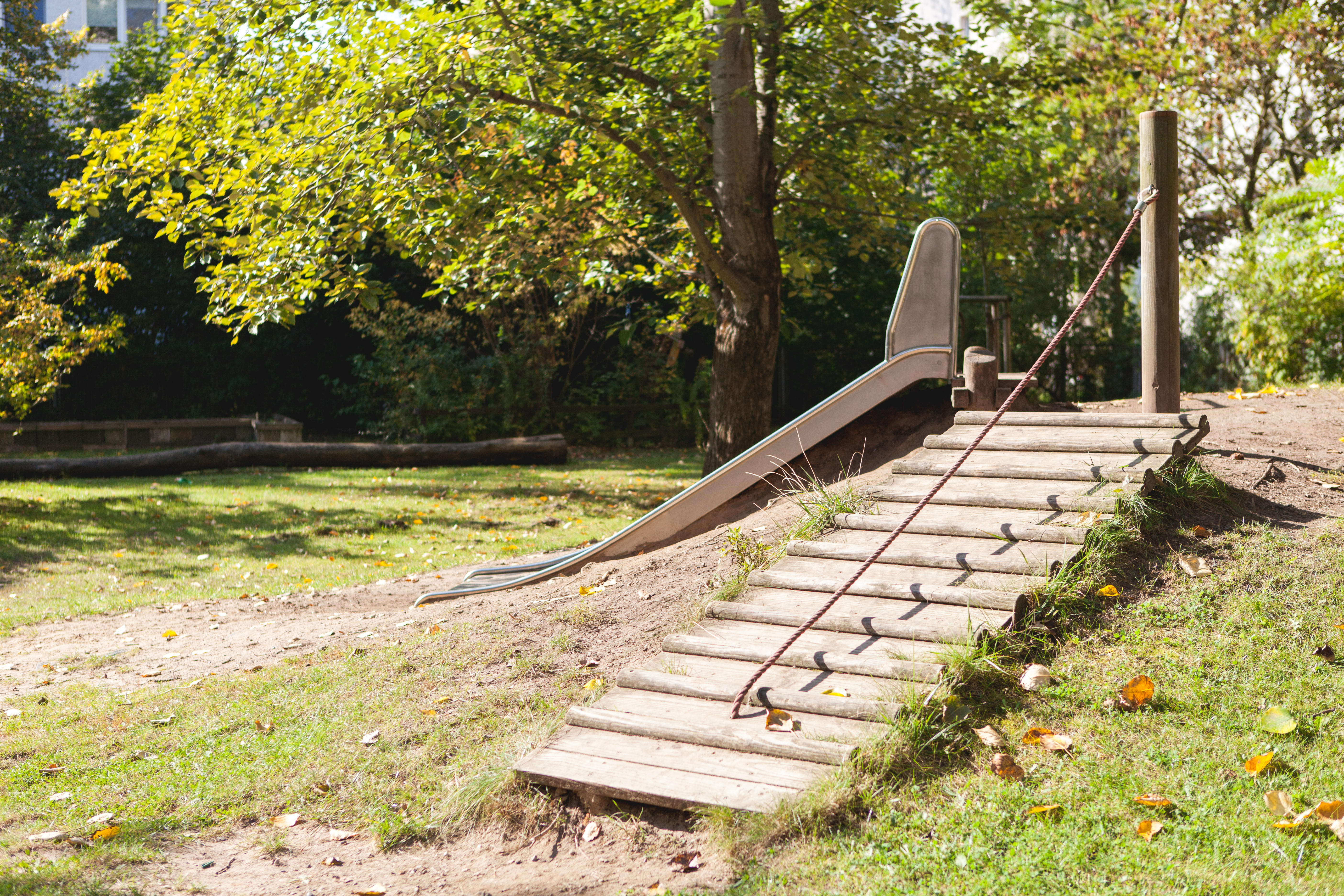 Foto Außenansicht Spielplatz Kita Zühlsdorfer Straße