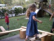 Kinder gestalten ihre Balancierstrecke 