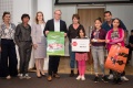 Die Preisträger_innen des Kinder- und Jugendbeteiligungsbüros Marzahn-Hellersdorf | Foto: Lars Hübner
