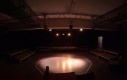 Theatersaal mit Bühne, hier als "Breakdancebattlearena"