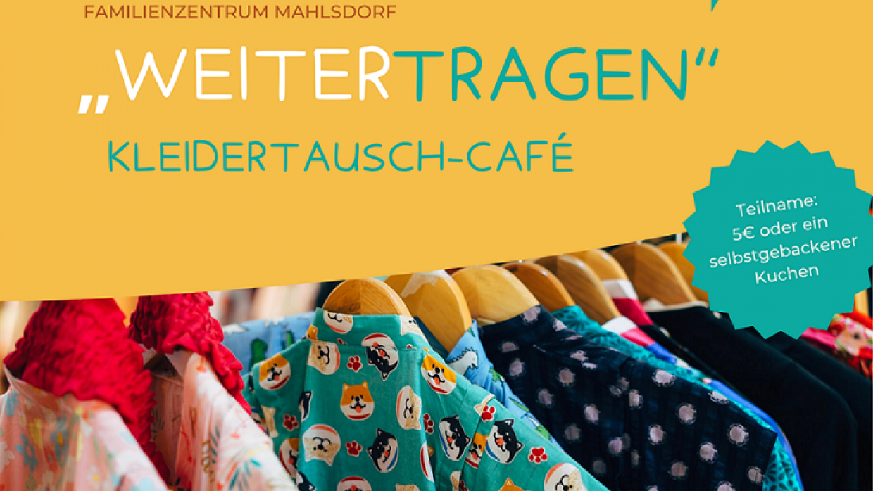 Kleidertausch Café "Weiter-Tragen" 3 Juli 2022