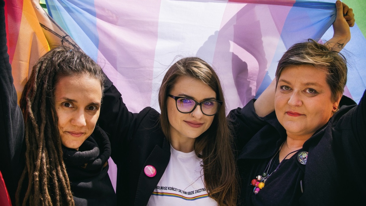 Joanna Gzyra-Iskandar, Anna Prus und Elżbieta Podleśna: Drei mutige Frauen, die sich in unserem Nachbarland Polen gegen Menschenrechtsverletzungen zur Wehr setzen.