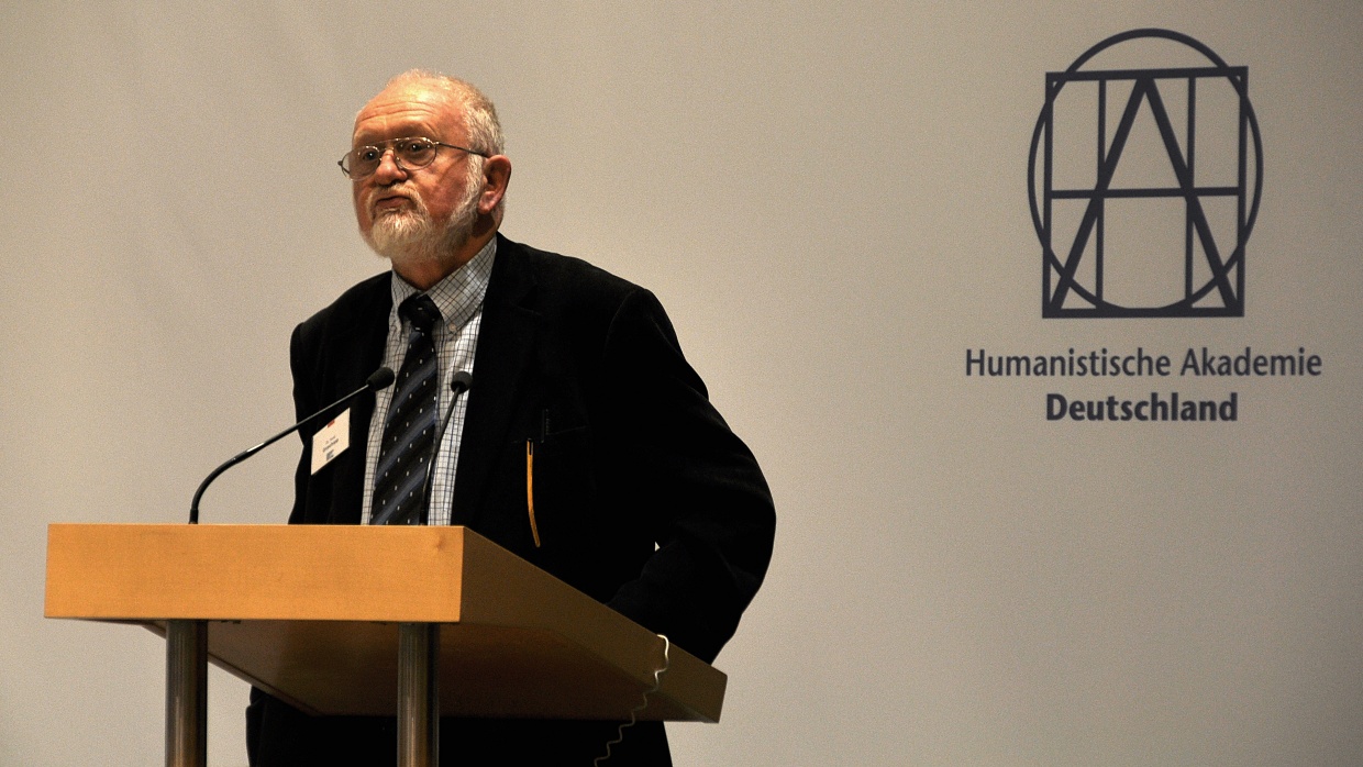 Dr. Horst Groschopp 2011 auf einer Tagung der Humanistischen Akademie Deutschlands | Foto: Thomas Hummitzsch