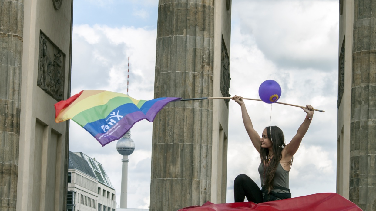 JuHus auf der Demo für Sexuelle Selbstbestimmung 2016