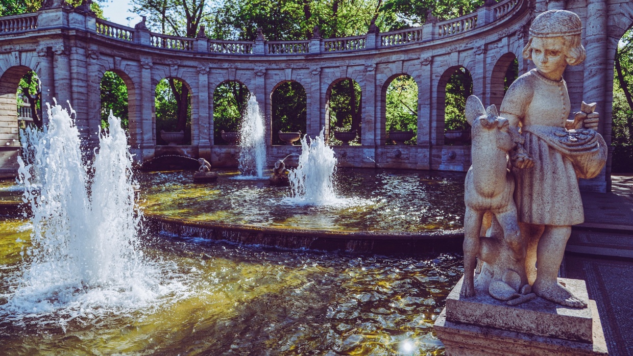 Der Märchenbrunnen im Volkspark Friedrichshain