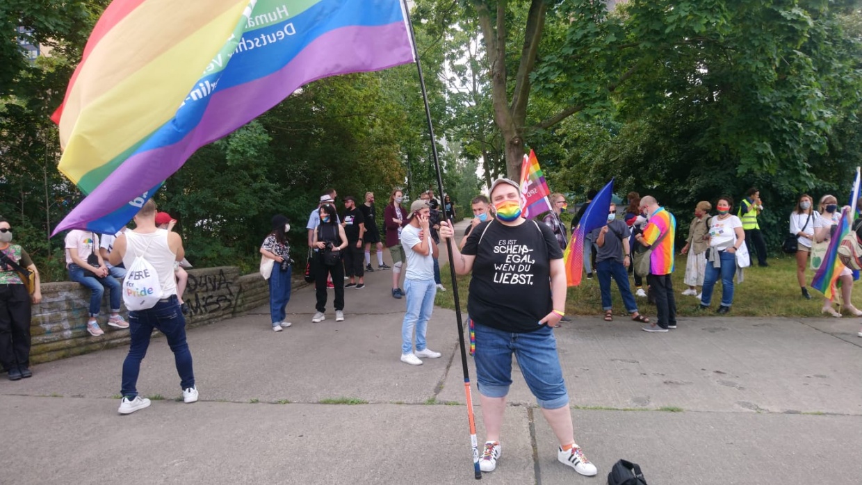 Unser queer humans beim Marzahner Pride 2020