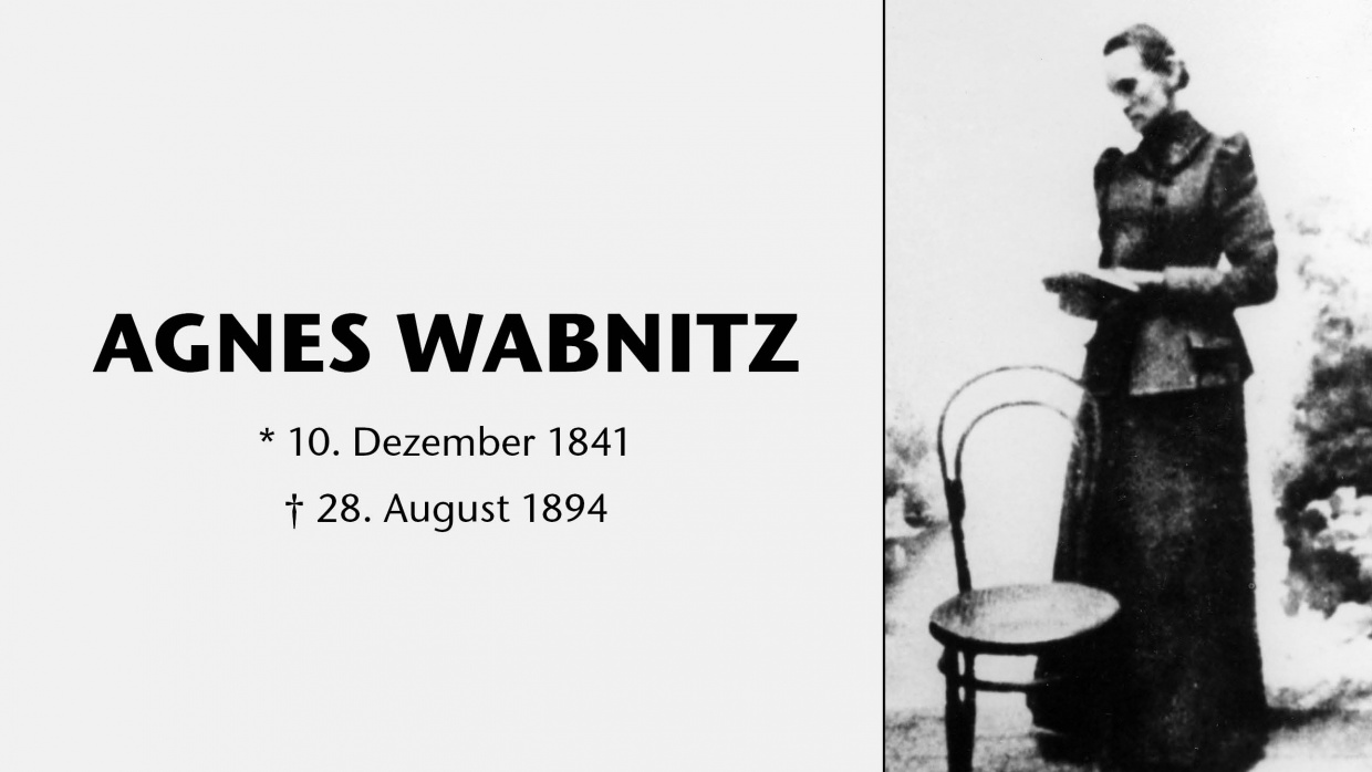 Geschichte leben, Gemeinschaft erfahren - Wir gedenken unserer Wegbereiterin Agnes Wabnitz